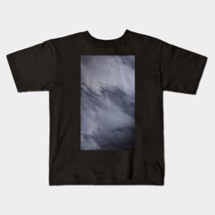 Grey Sky Abstract Painting Kids T-Shirt